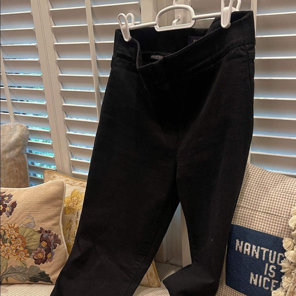 NYDJ Women's Classic Black Straight Leg Jeans